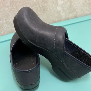 Navy Dansko clogs